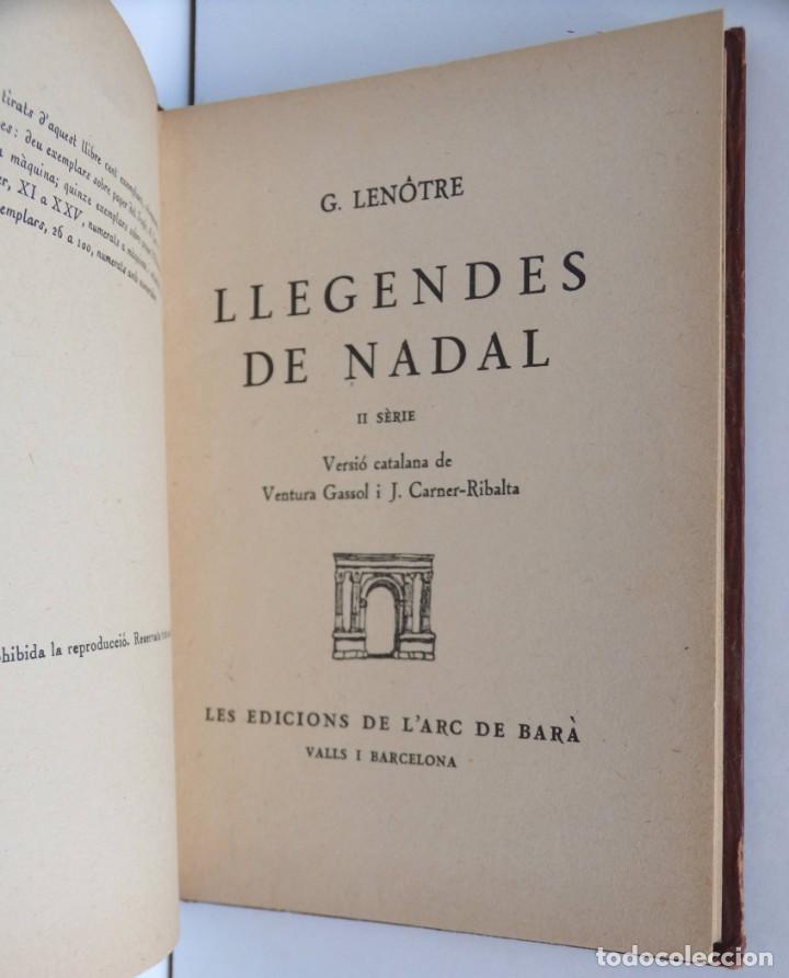 Libros de segunda mano: Llegendes de NADAL &ndash; G. Len&ocirc;tre &ndash; Col&middot;lecci&oacute; Gemmes - Foto 1