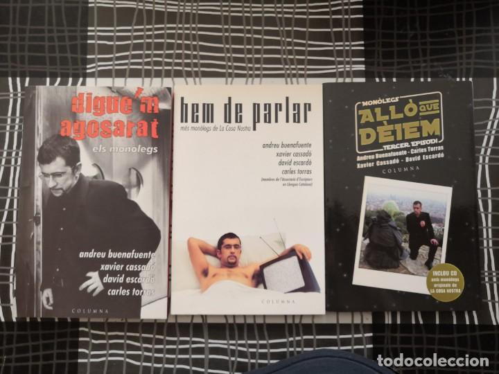 Libros de segunda mano: Lote 3 libros de monologos de Andreu Buenafuente (Catalan) - Foto 1