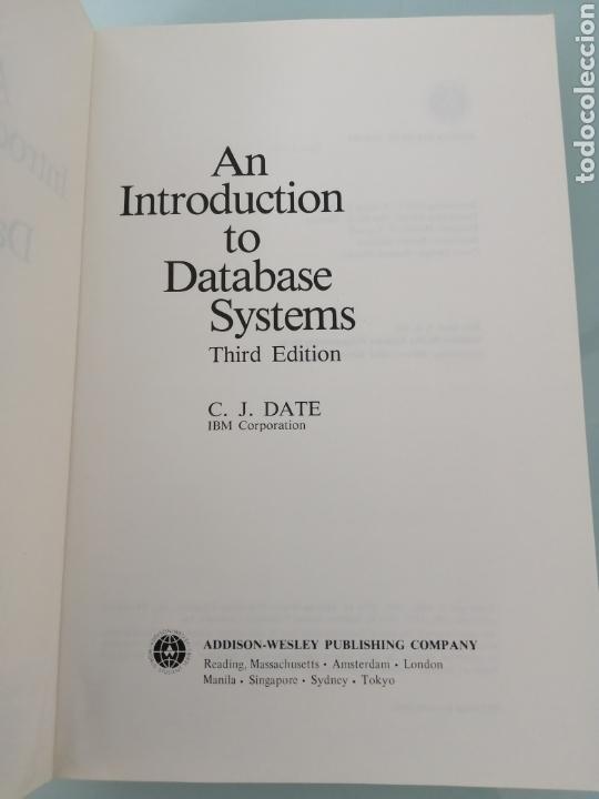 Libros de segunda mano: An introduction to database systems. By Date. Tercera edicion. 1983. - Foto 3