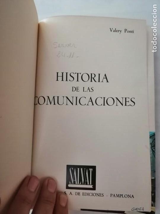 Libros de segunda mano: HISTORIA DE LAS TELECOMUNICACIONES DE VALERY PONTI. - Foto 7