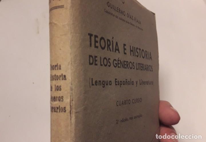 Libros de segunda mano: TEOR&Iacute;A E HISTORIA DE LOS G&Eacute;NEROS LITERARIOS. Barcelona 1941 - Foto 2