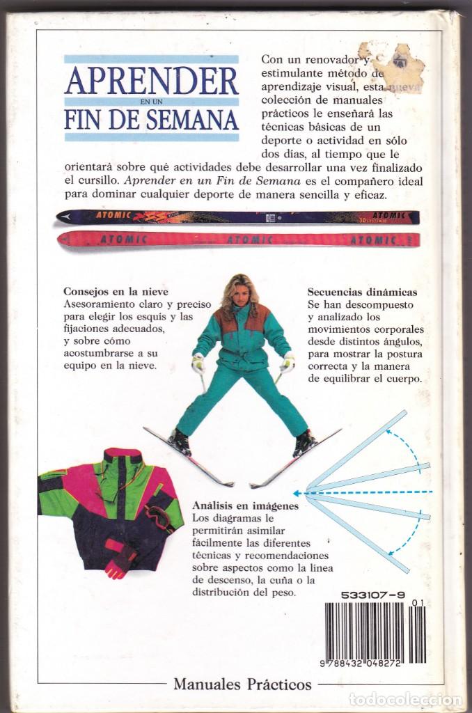Libros de segunda mano: APRENDER ESQUI EN UN FIN DE SEMANA EDITORIAL PLANETA - Foto 2