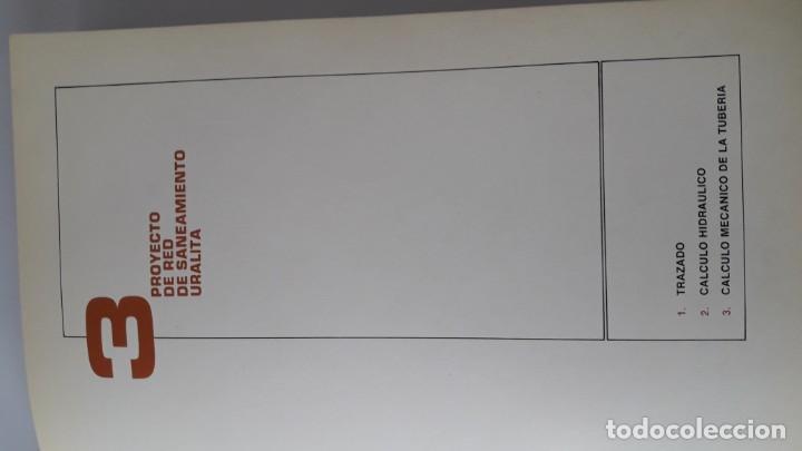 Libros de segunda mano: TUBER&Iacute;A DE SANEAMIENTO. URALITA. - Foto 3