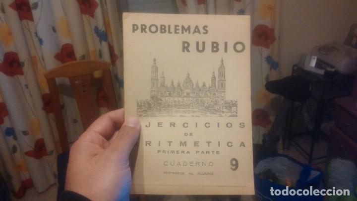 Libros de segunda mano: CUADERNO RUBIO EJERCICIOS DE ARITMETICA 9 COMPLETO NUEVO ENTERO - Foto 1