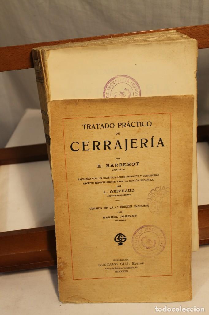 Libros de segunda mano: TRATADO PR&Aacute;CTICO DE CERRAJER&Iacute;A, POR E. BARBEROT - Foto 4