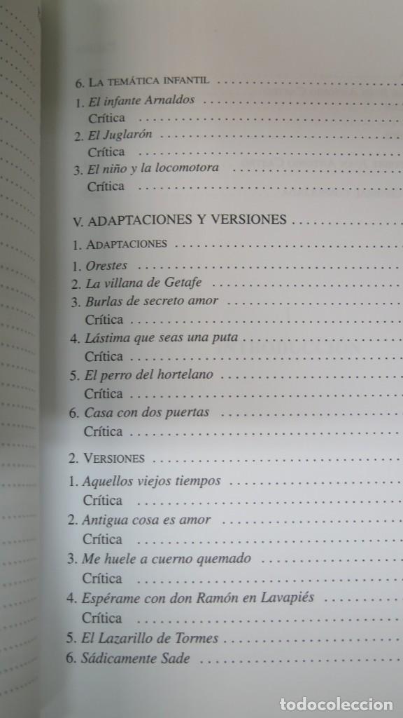Libros de segunda mano: LAS OBRAS DRAM&Aacute;TICAS DE JUAN ANTONIO CASTRO - Foto 4