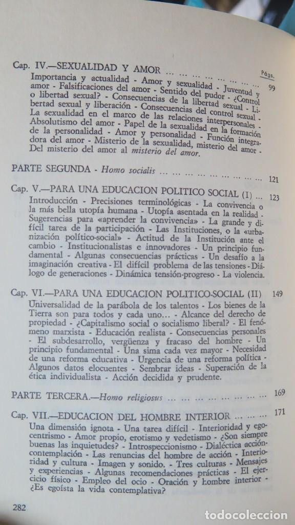 Libros de segunda mano: Para ser m&aacute;s Reflexiones en torno a la educaci&oacute;n. Pedro Ferrer Pi - Foto 3