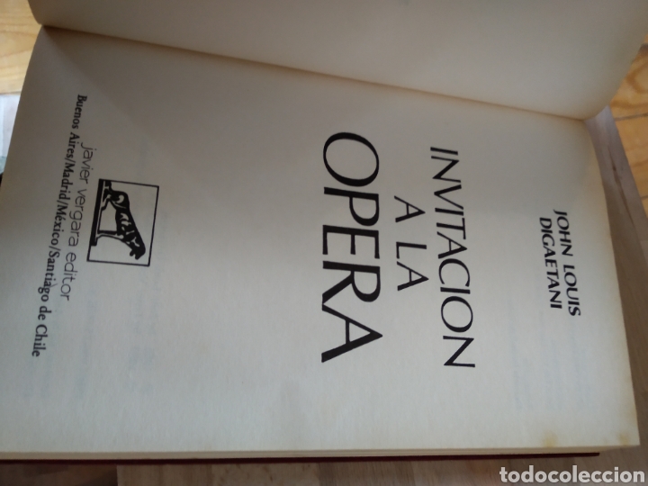 Libros de segunda mano: INVITACI&Oacute;N A LA &Oacute;PERA. JOHN LOUIS DIGAETANI #1437 - Foto 2