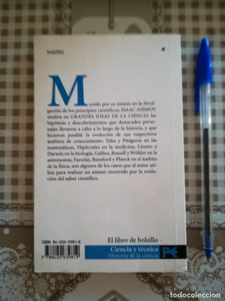 Libros de segunda mano: Grandes ideas de la ciencia - Isaac Asimov - Foto 2