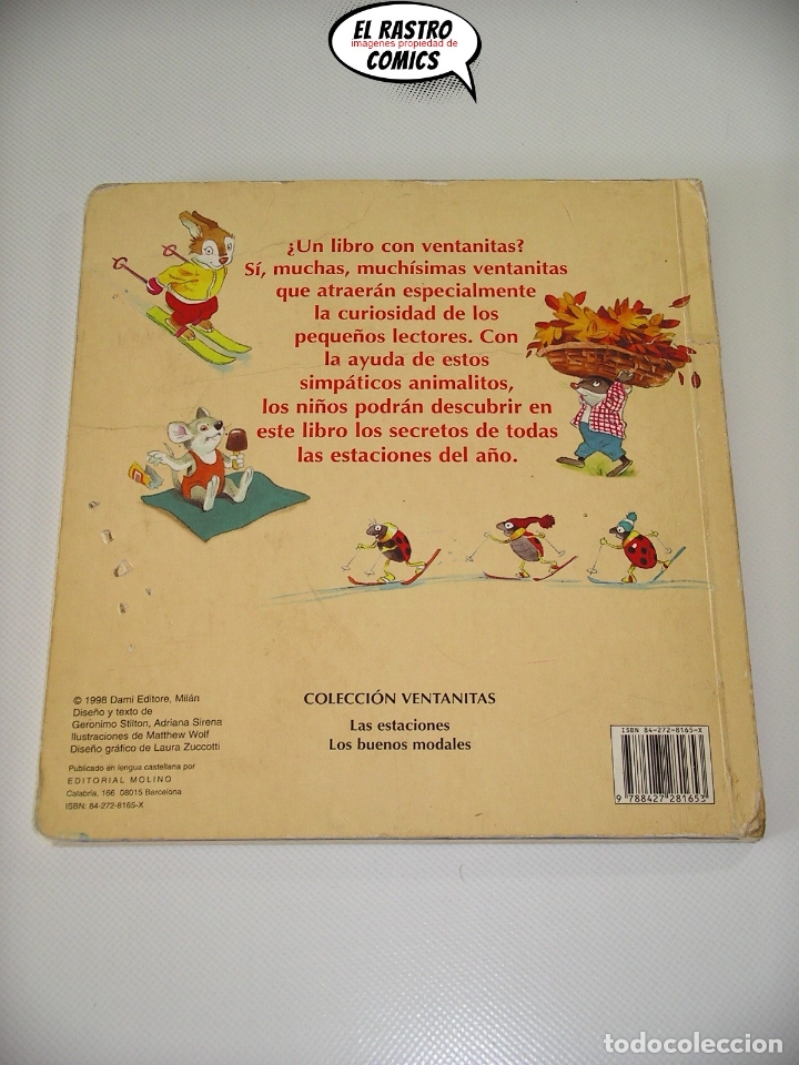 Libros de segunda mano: Las estaciones, &iquest;Un libro con ventanitas?, Matthew Wolf, ed. Molino 1998, A3 - Foto 2
