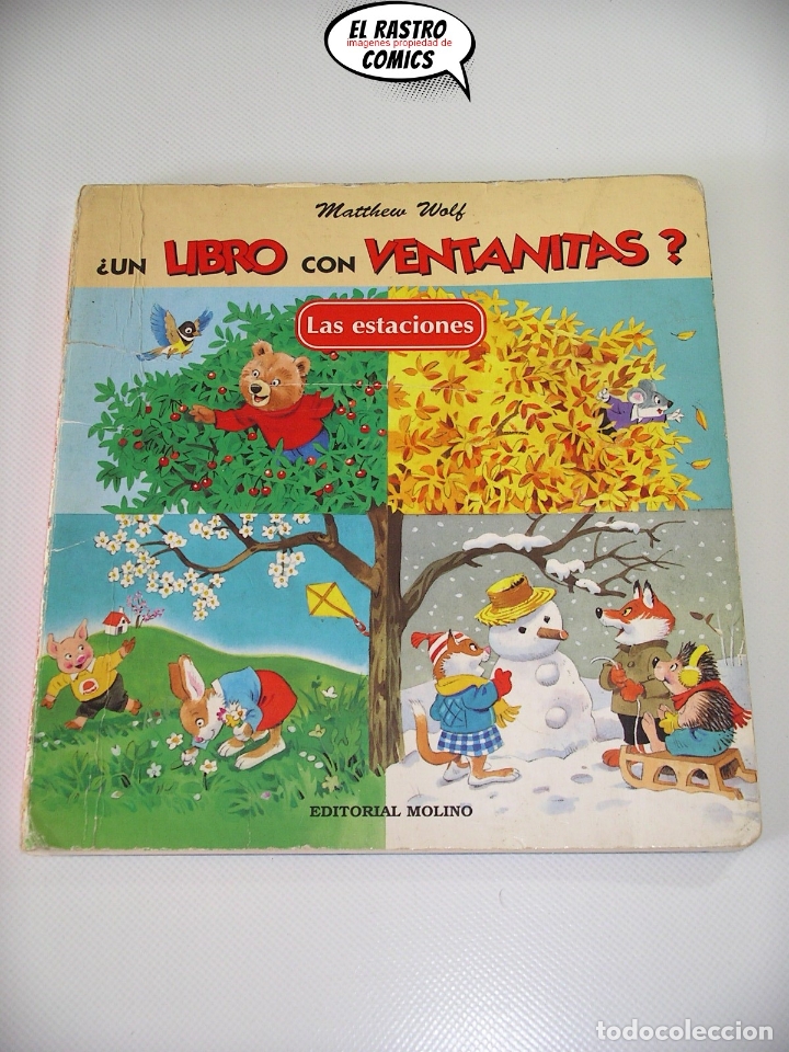 Libros de segunda mano: Las estaciones, &iquest;Un libro con ventanitas?, Matthew Wolf, ed. Molino 1998, A3 - Foto 1