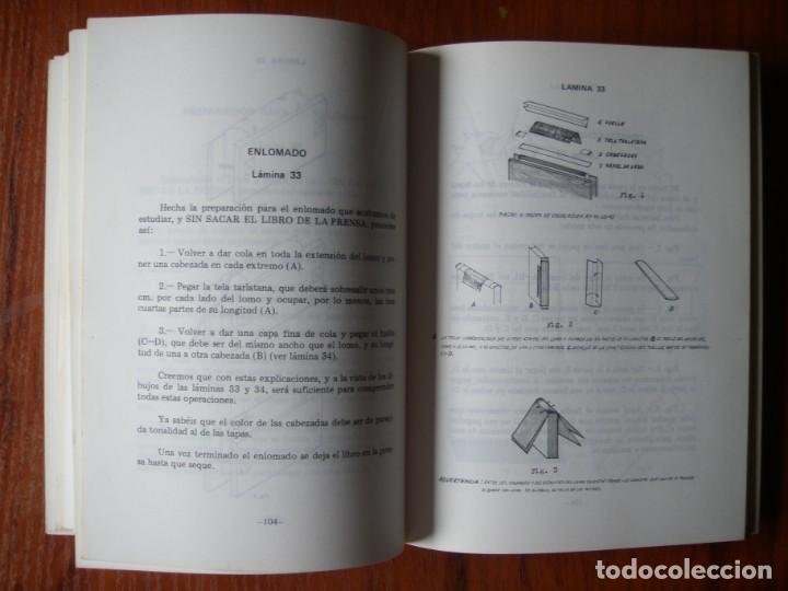 Libros de segunda mano: MANUAL DE ENCUADERNACI&Oacute;N JOS&Eacute; MAR&Iacute;A VALLADO - Foto 6