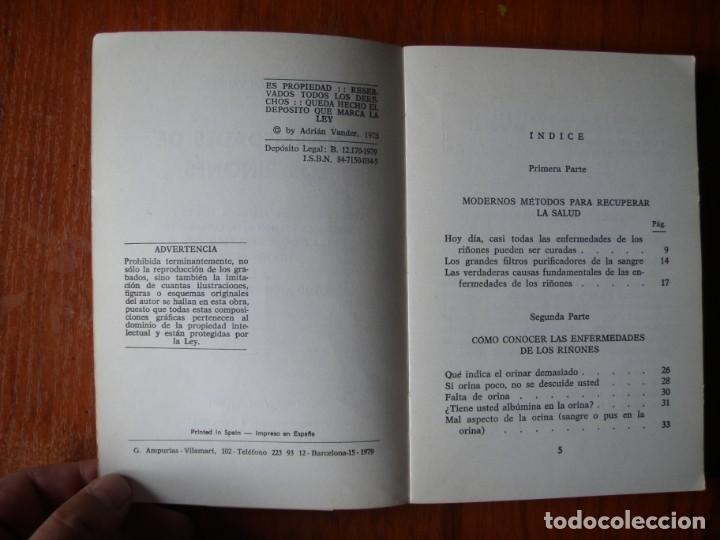 Libros de segunda mano: LIBRO DR VANDER ENFERMEDADES DE LOS RI&Ntilde;ONES SU CURACI&Oacute;N - Foto 6