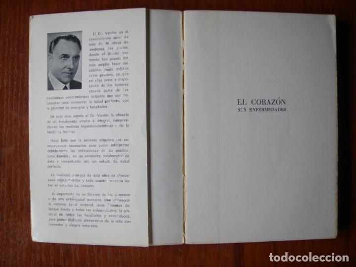 Libros de segunda mano: LIBRO DR VANDER EL CORAZ&Oacute;N SUS ENFERMEDADES - Foto 2