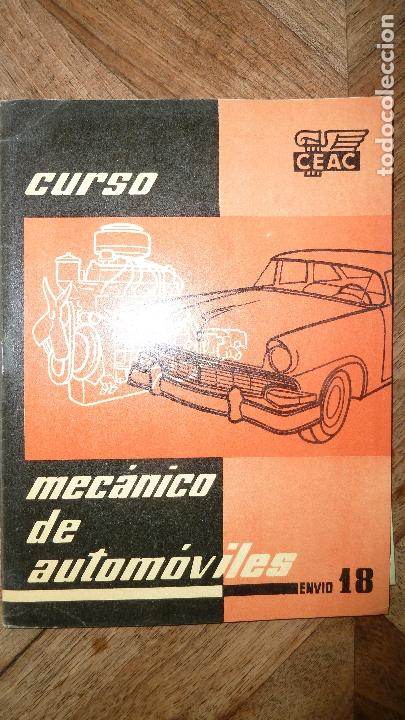 Libros de segunda mano: MEC&Aacute;NICO DE AUTOM&Oacute;VILES ENV&Iacute;O 18 CURSO CEAC - Foto 1