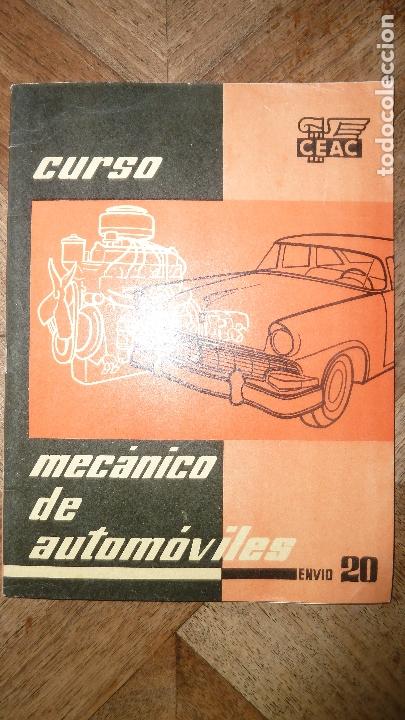 Libros de segunda mano: MEC&Aacute;NICO DE AUTOM&Oacute;VILES ENV&Iacute;O 20 CURSO CEAC - Foto 1
