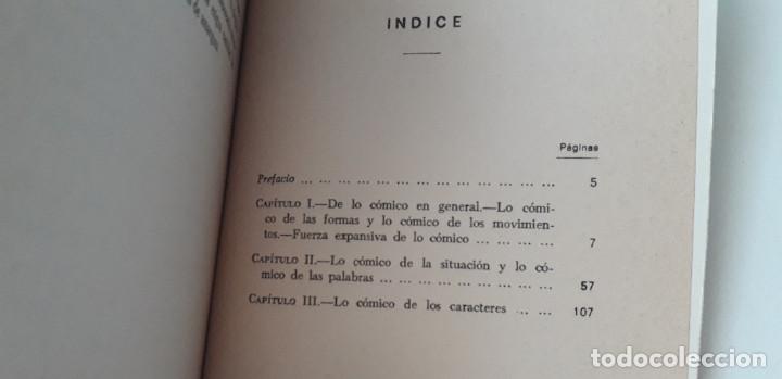 Libros de segunda mano: LA RISA - ENRIQUE BERGSON (EDIT. PROMETEO 1971) - Foto 4