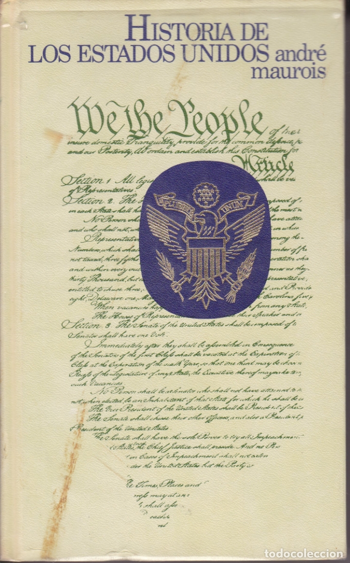 Libros de segunda mano: historia de los estados unidos --  andre maurois - Foto 1