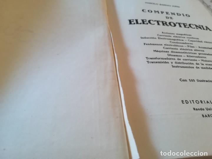 Libros de segunda mano: Compendio de Electrotecnia - Marcelo Barrau - 1958 - Foto 5