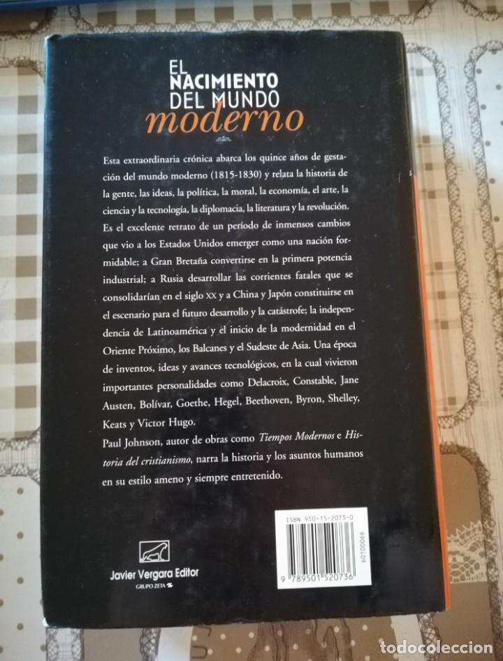 Libros de segunda mano: El nacimiento del mundo moderno - Paul Johnson - Foto 2
