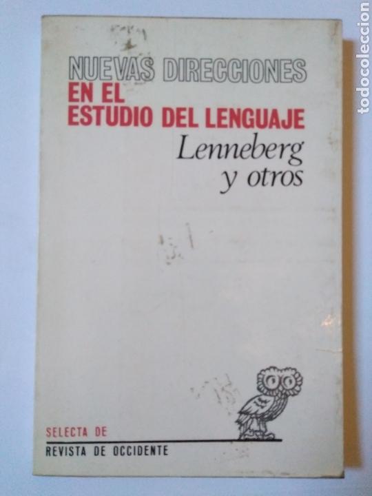 Libros de segunda mano: NUEVAS DIRECCIONES EN EL ESTUDIO DEL LENGUAJE. Lenneberg y Otros - Foto 1
