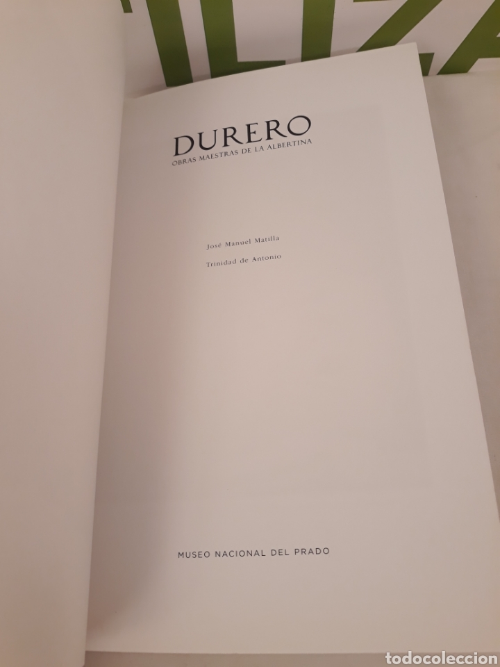 Libros de segunda mano: Durero.Obras maestras de la albertina. Museo nacional del prado. - Foto 2