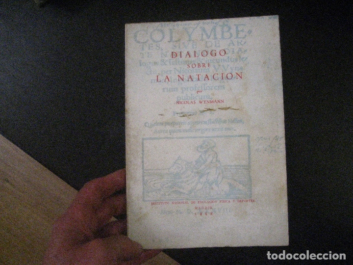 Libri di seconda mano: COLYMBETES O EL ARTE DE NADAR. Nicol&aacute;s Wynmann