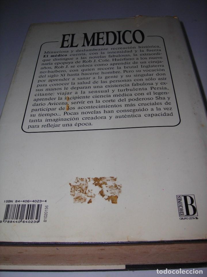 Libros de segunda mano: EL MEDICO. (NOAH GORDON). Pastas duras. - Foto 3