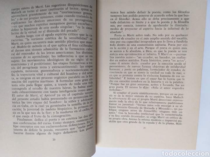 Libros de segunda mano: . El esp&iacute;ritu de Mart&iacute; . Jorge Ma&ntilde;ach . Pensamiento - Foto 10
