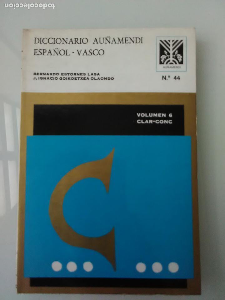 Libros de segunda mano: LIBRO DICCIONARIO AU&Ntilde;AMENDI  ESPA&Ntilde;OL  VASCO - Foto 1