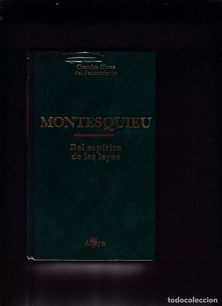 Libros de segunda mano: MONTESQUIEU - DEL ESP&Iacute;RITU DE LAS LEYES - EDICIONES ALTAYA / PRECINTADO, SIN USO - Foto 1