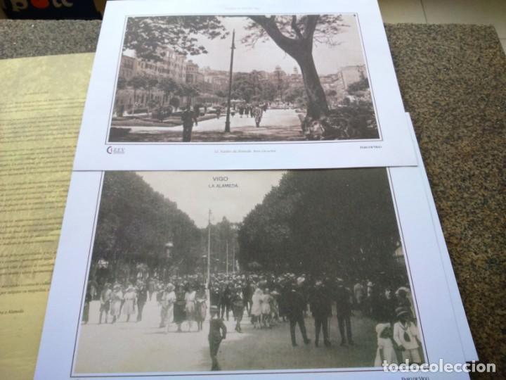 Libros de segunda mano: VIGO -- ESTAMPAS DA ALAMEDA -- CARPETA CON 12 LAMINAS -- - Foto 2