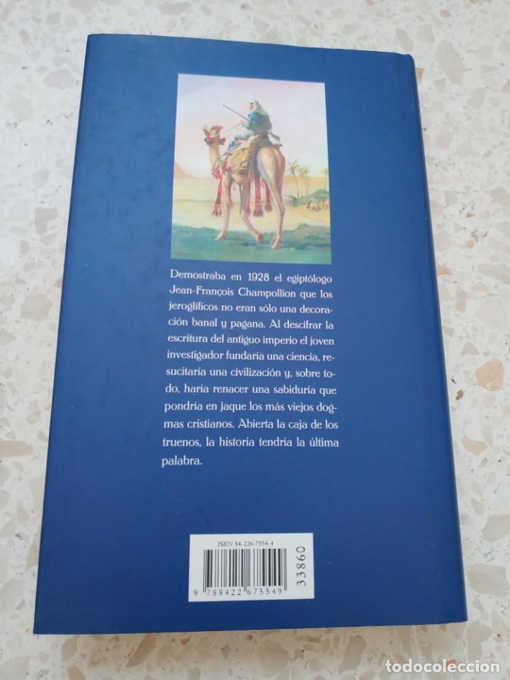 Libros de segunda mano: EL EGIPTOLOGO.- CHRISTIAN JACQ - Foto 3