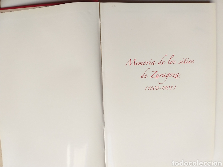 Libros de segunda mano: Memoria de los Sitios de Zaragoza 1808 1908 Julio Blanco - Foto 11