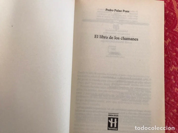 Libros de segunda mano: El libro de los Chamanes. Pedro Palao - Foto 3