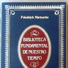 Libros de segunda mano: MAS ALLÁ DEL BIEN Y DEL MAL - FRIEDRICH NIETZSCHE - ALIANZA EDITORIAL 1984 - VER INDICE