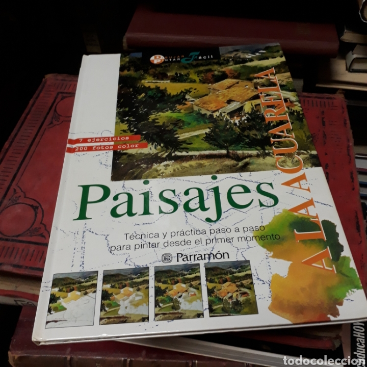 Libros de segunda mano: Paisajes a la acuarela, Parramon - Foto 1