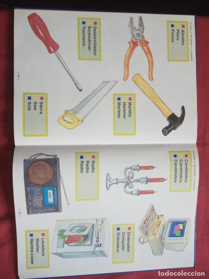 Libros de segunda mano: Mi primer gran libro de las palabras en 3 idiomas.LIBSA 1994. - Foto 3