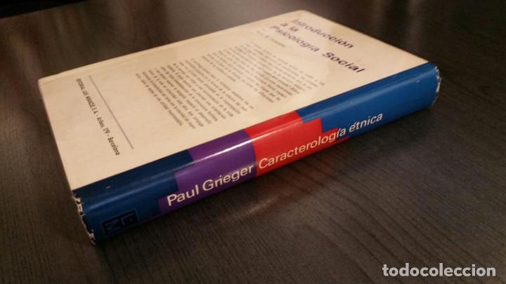 Libros de segunda mano: Caracterolog&iacute;a &eacute;tnica. Paul Grieger - Foto 3