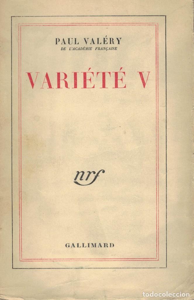Libros de segunda mano: Paul Val&eacute;ry, Vari&eacute;t&eacute; V / Gallimard 1945 - Foto 1