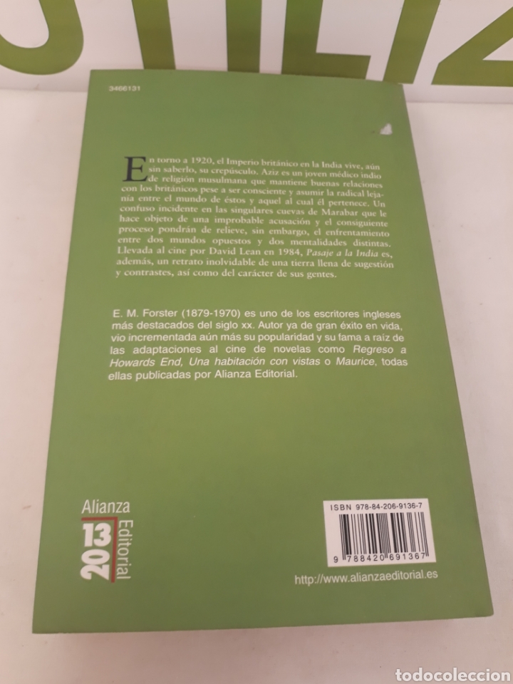 Libros de segunda mano: Pasaje a la india.E.M.Forster.Alianza editorial. - Foto 4