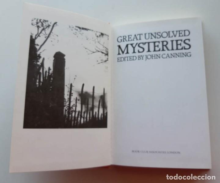 Libros de segunda mano: Great Unsolved Mysteries, Edited by John Canning - Foto 2