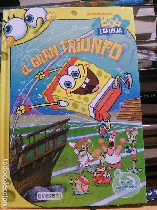 Libros de segunda mano: El gran triunfo, Bob Esponja Nickelodeon, Ed. Everest - Foto 1
