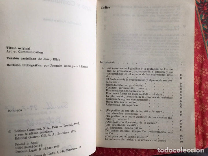 Libros de segunda mano: Arte y comunicaci&oacute;n. Ren&eacute; Berger - Foto 3
