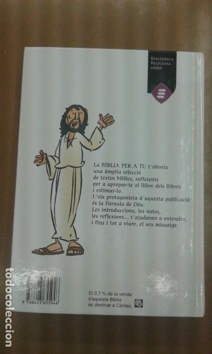 Libros de segunda mano: La biblia per a tu   edit. edebe - Foto 2