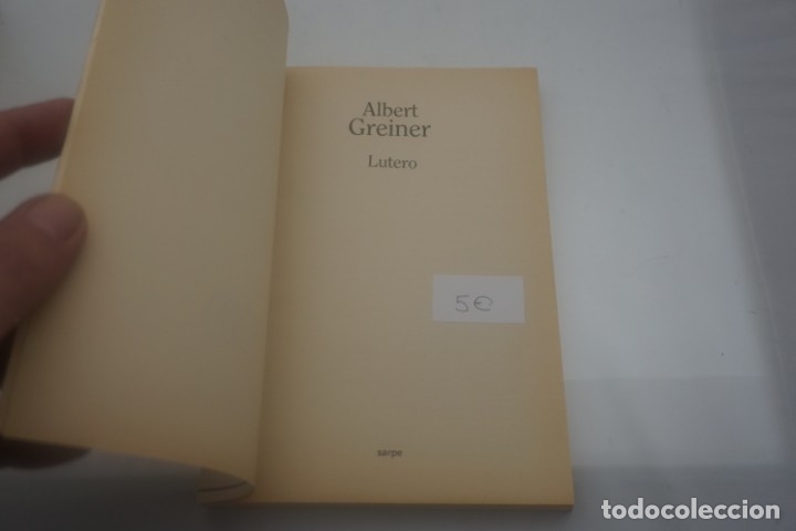 Libros de segunda mano: (4C) LUTERO / ALBERT GREINER / SARPE - Foto 2