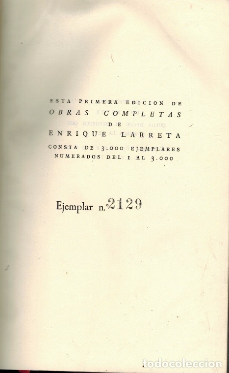 Libros de segunda mano: OBRAS COMPLETAS: de Enrique Larreta - Foto 2