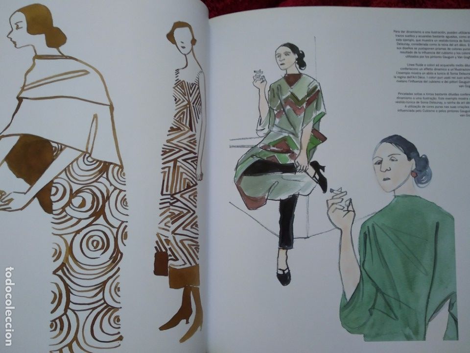Libros de segunda mano: T&Eacute;CNICAS DE ILUSTRACI&Oacute;N DE MODA --- MAITE LAFUENTE - Foto 4