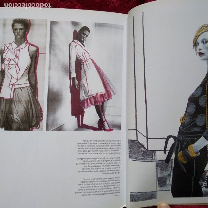 Libros de segunda mano: T&Eacute;CNICAS DE ILUSTRACI&Oacute;N DE MODA --- MAITE LAFUENTE - Foto 5