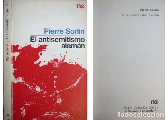 Libros de segunda mano: SORLIN, Pierre.  El antisemitismo alem&aacute;n. 1970. - Foto 1